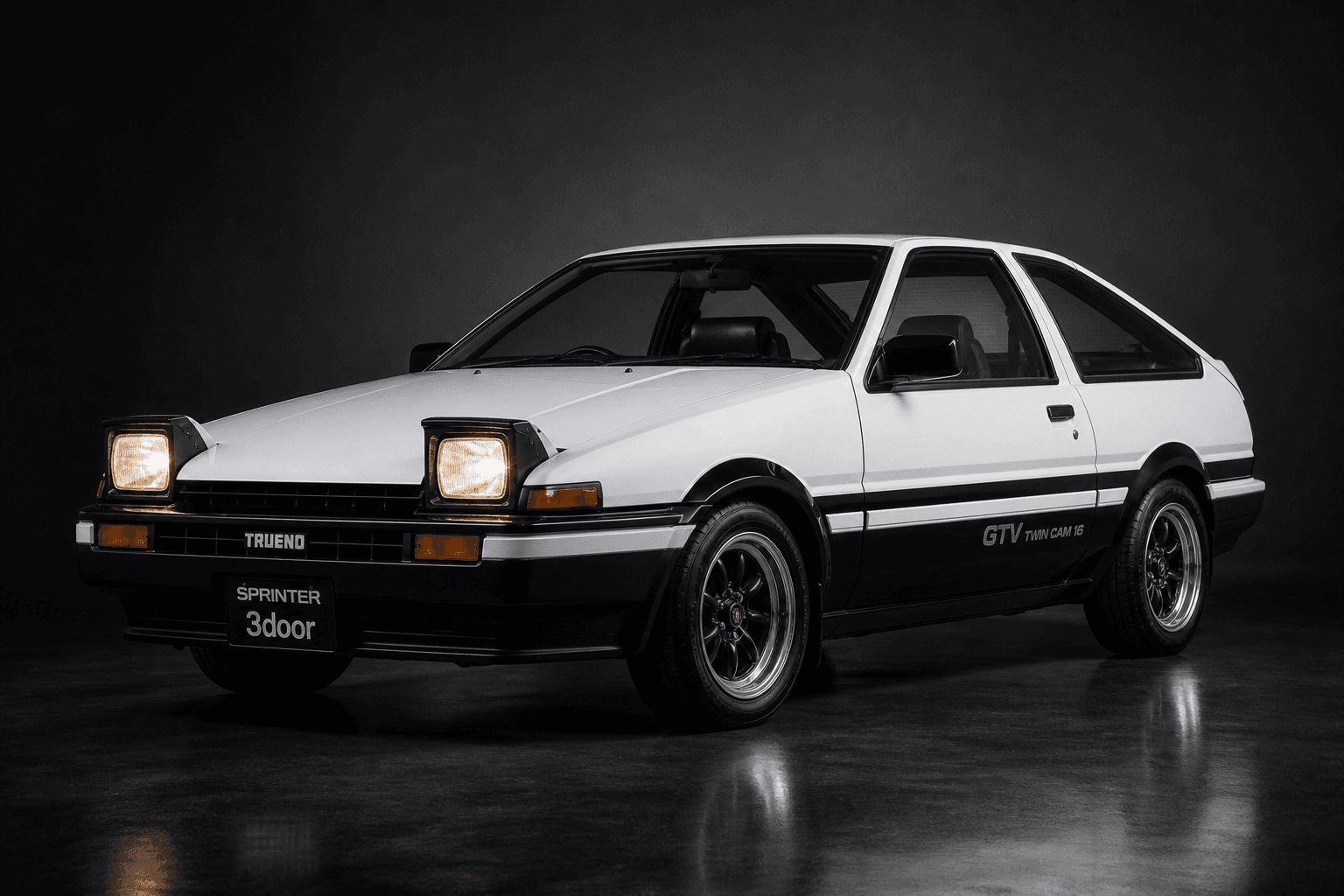 Toyota AE86 Sprinter Trueno - 車型參考圖(非實車)